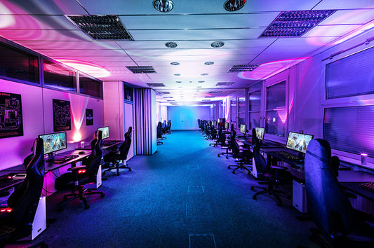 salle de jeu vidéo pour gaming et e-sport